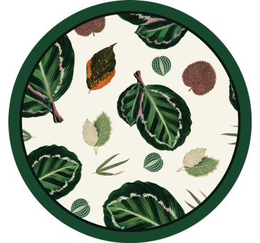 Podmetač za čaše s motivom lišća - TenStickers