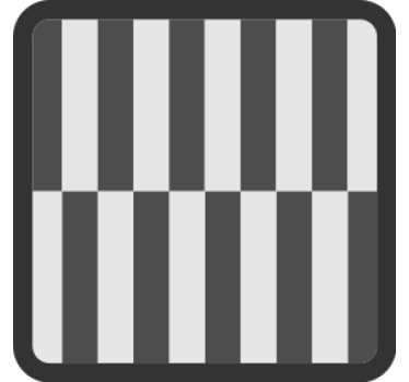 Podmetač za čaše s uzorkom prugaste površine - TenStickers