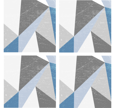 Podmetač za čaše u geometrijskim kutnim oblicima - TenStickers
