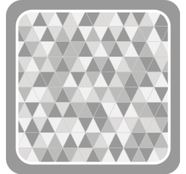 Podmetač za čaše s geometrijskim trokutastim uzorkom - TenStickers