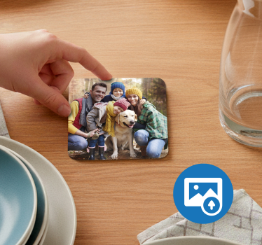 Personalizirani podmetač za čaše sa slikom - TenStickers
