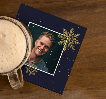 Božićni okvir s foto personaliziranim podmornicama - TenStickers