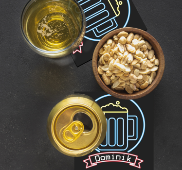 Neonsko pivo s imenom medvjedići - TenStickers