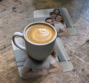 Personalizirano podmetače za piće za obiteljske fotografije - TenStickers