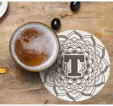 Početne mandala personalizirane prostirke za pivo - TenStickers