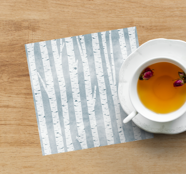 Podmetač za čaše s uzorkom breze - TenStickers