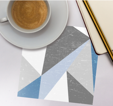 Podmetač za čaše u geometrijskim kutnim oblicima - TenStickers