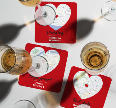 Posebne trenutke lokacije podmetač favorizira - TenStickers