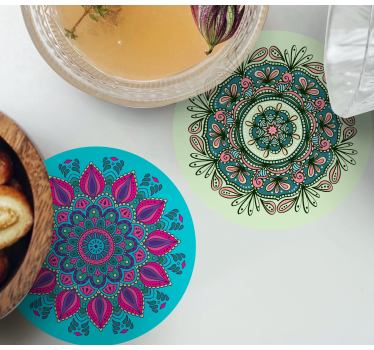 šareni podmetač za pločice mandala - TenStickers