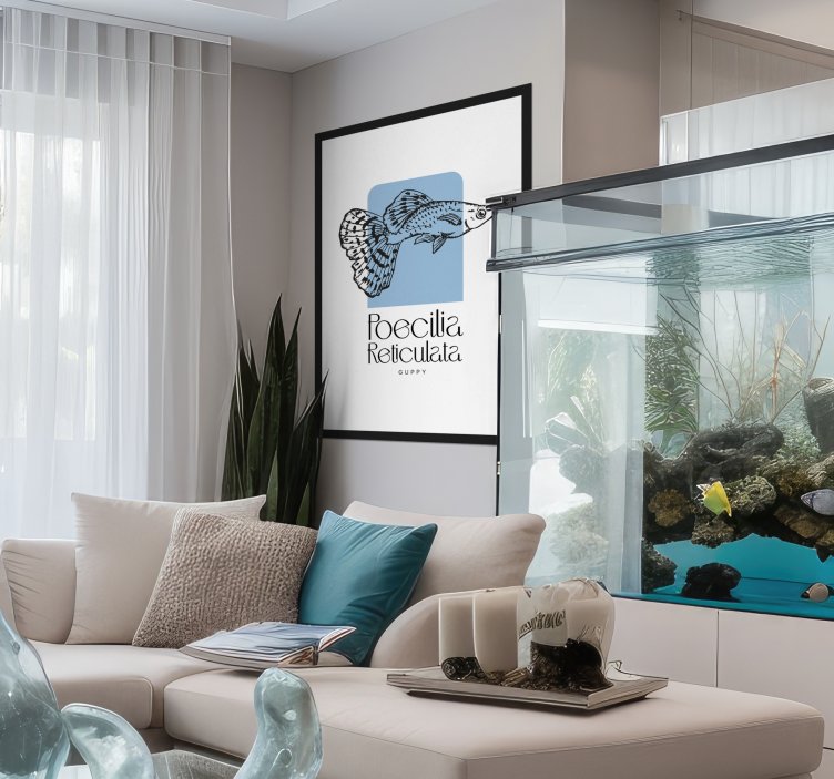 Poster riba ribica gupi - TenStickers