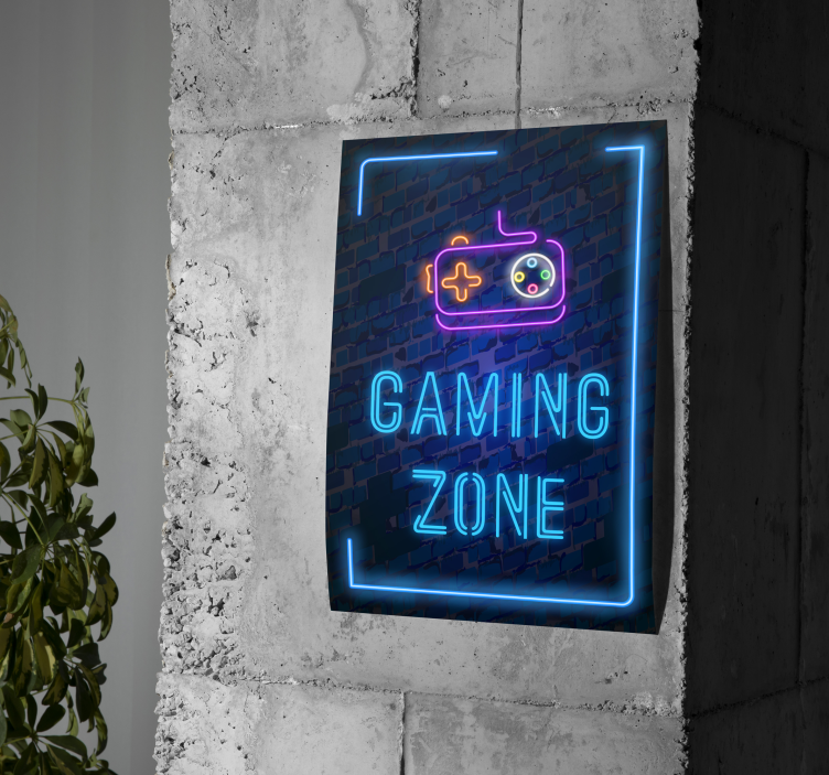 Poster video igre gaming zone - TenStickers