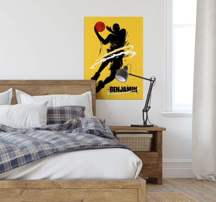 Poster za skok košarkaša - TenStickers