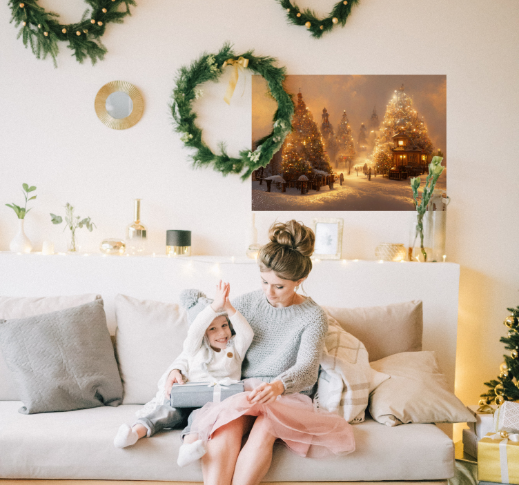 Naljepnica zimske zemlje čuda - TenStickers