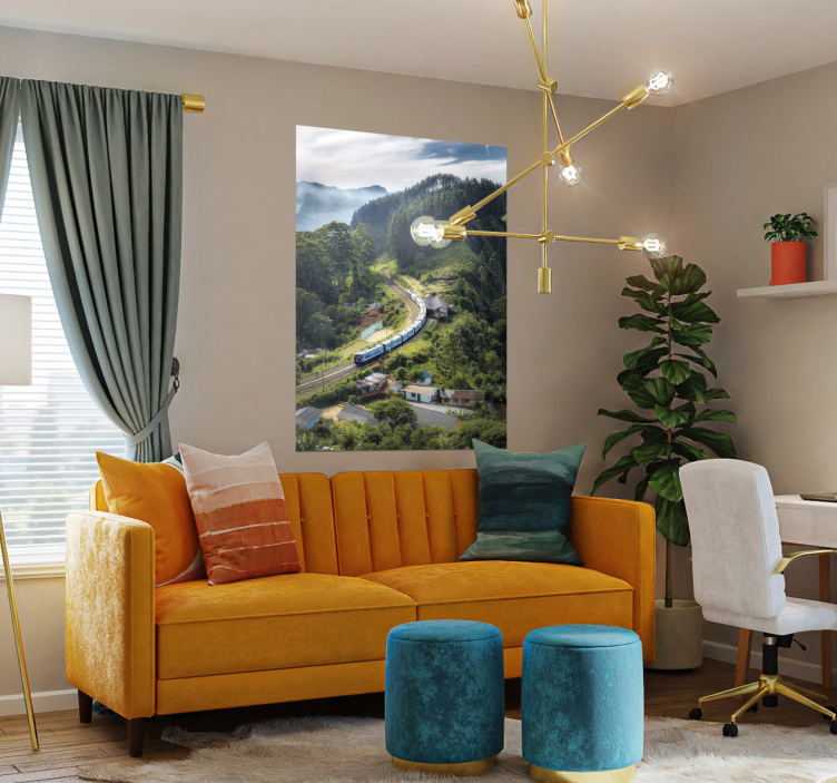 Krajolik plakat za vlak - TenStickers