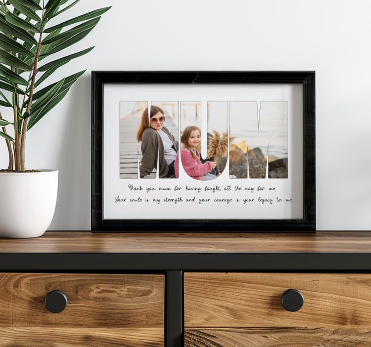 Poster dnevna soba hvala ti mama - TenStickers