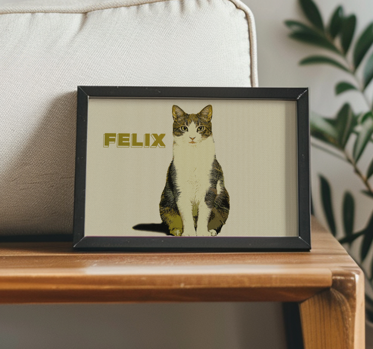 Poster druge životinje personalizirana ilustracija poluton - TenStickers