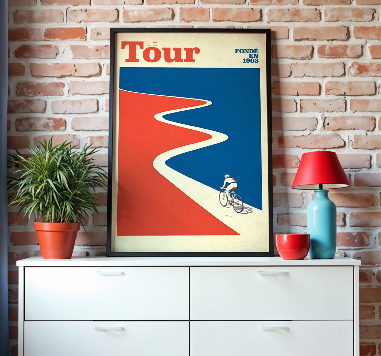 Poster krug vintage tour - TenStickers