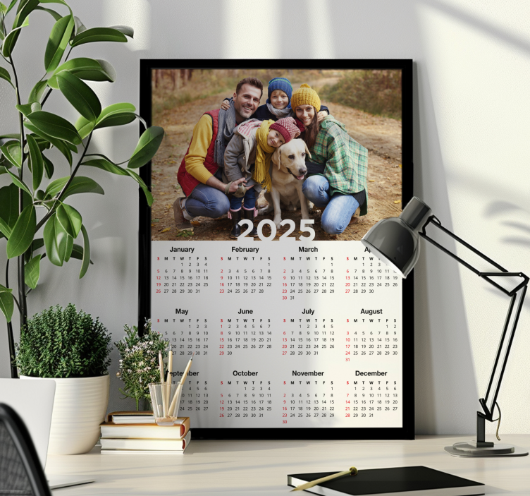 Poster personalizirani kalendar 2025 - TenStickers