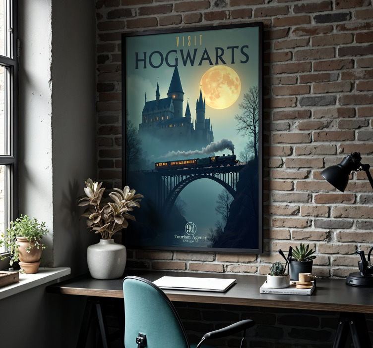 Poster tinejdžerska soba posjetiti hogwarts - TenStickers