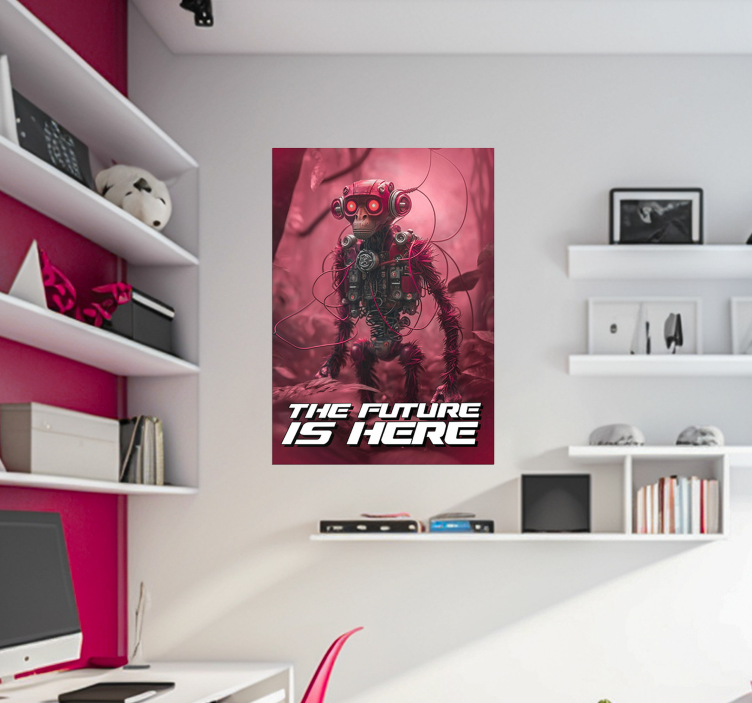 Poster tinejdžerska soba robotski majmun - TenStickers