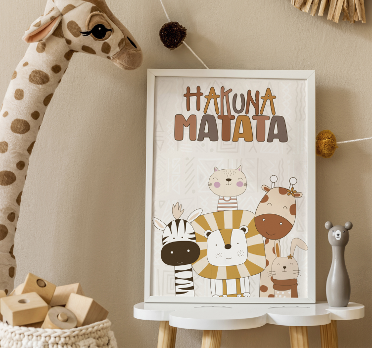 Plakati za dječju sobu hakuna matata - TenStickers