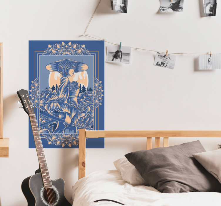 Ispis samurajskog anime postera - TenStickers