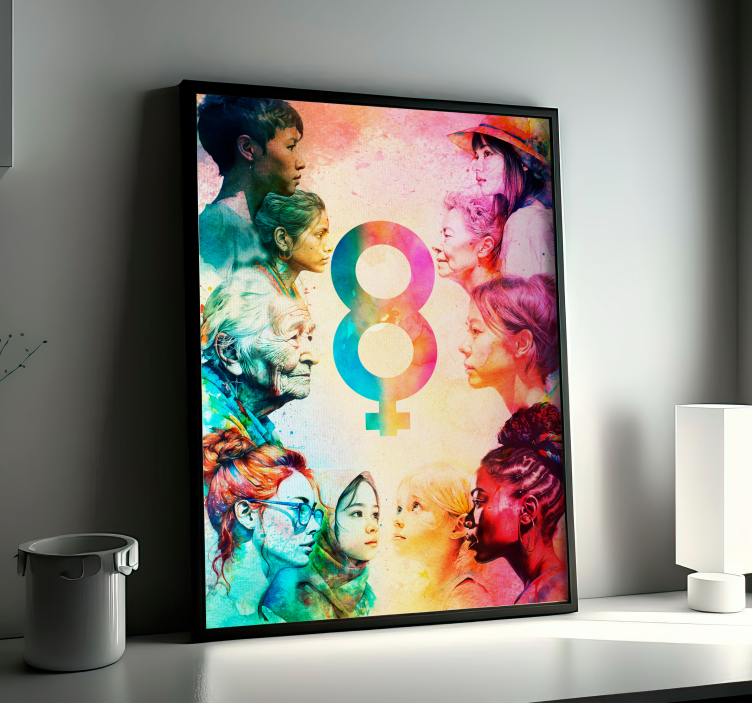 Sav plakat dan žena - TenStickers