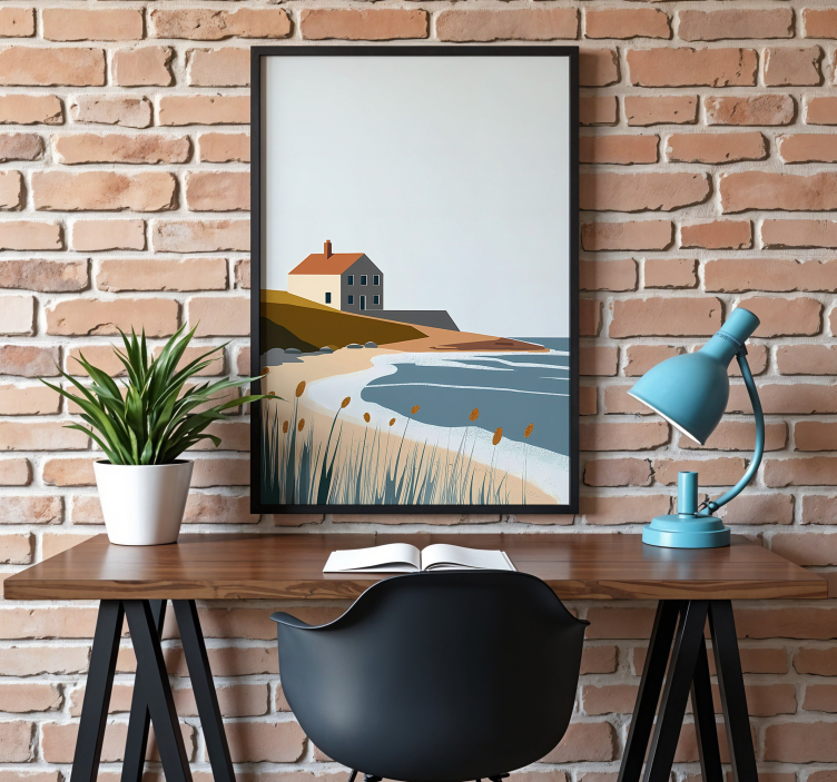 Umjetnički crtež plakata miran život - TenStickers