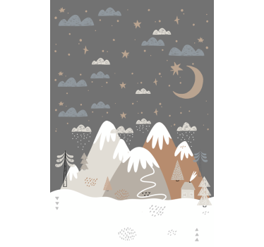 Plakati za dječju sobu planine - TenStickers