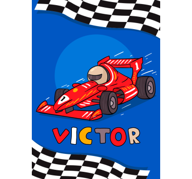 Poster formule 1 za djecu - TenStickers