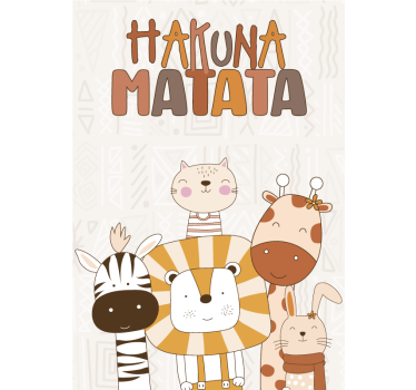 Plakati za dječju sobu hakuna matata - TenStickers