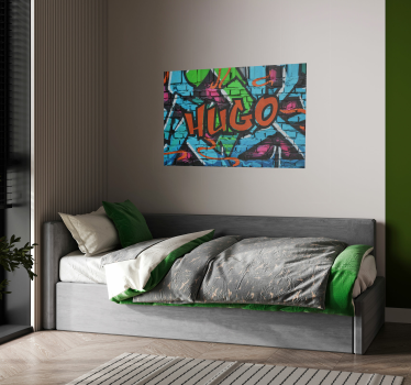 Personalizirani graffiti art poster - TenStickers