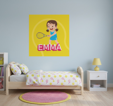 Plakati za dječju sobu tenisačica s imenom - TenStickers