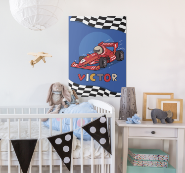 Poster formule 1 za djecu - TenStickers
