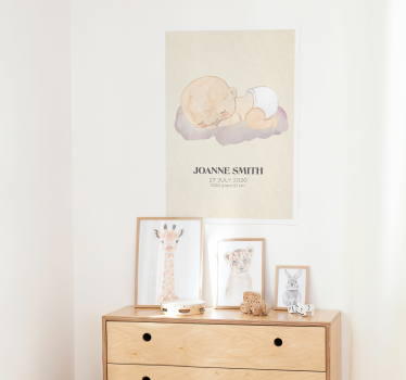 Plakati za dječju sobu baby born ljubav - TenStickers