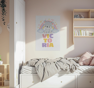 Plakati za dječju sobu koala i duga - TenStickers