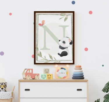 Plakati za dječju sobu slatka panda - TenStickers