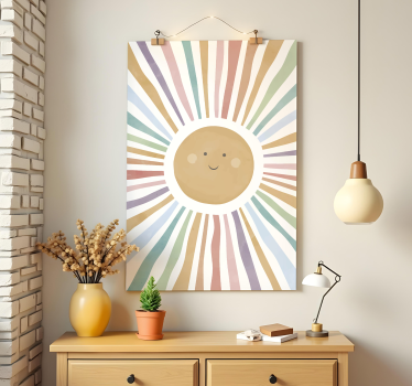 Plakati za dječju sobu sretno sunce - TenStickers
