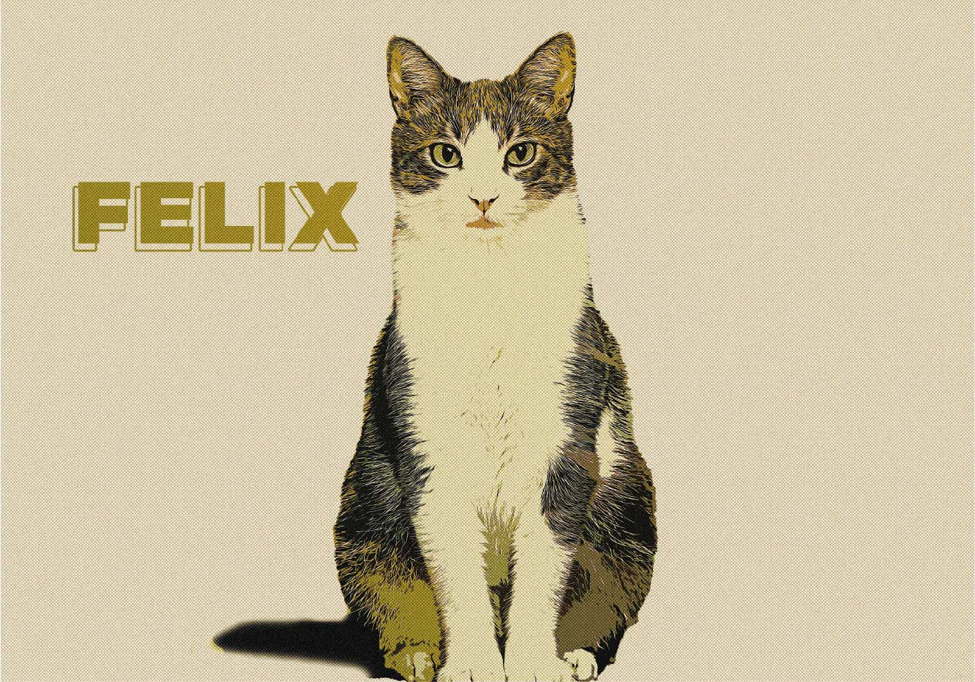 Poster druge životinje personalizirana ilustracija poluton - TenStickers