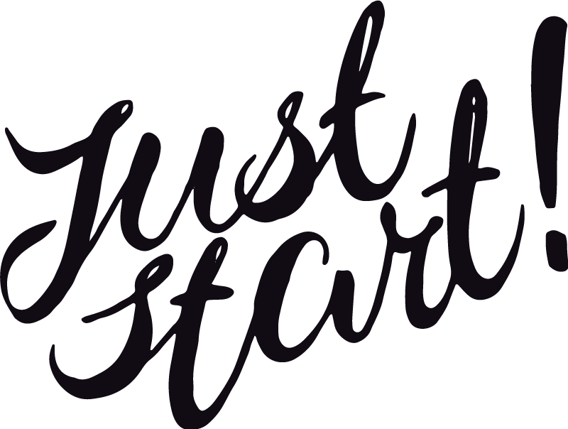 Poster ured samo započnite - TenStickers