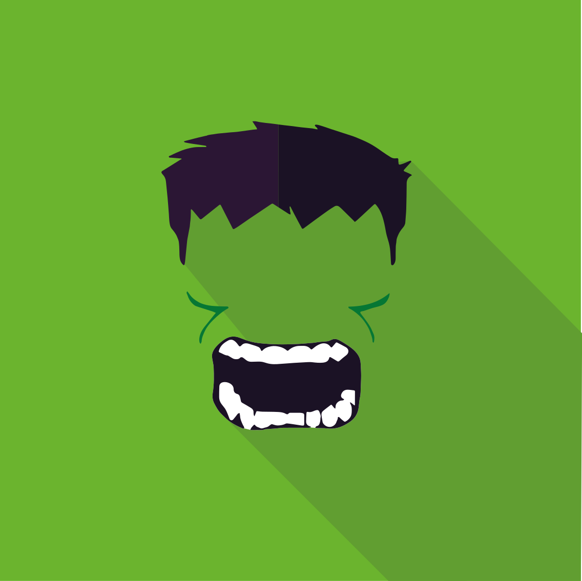 Poster tinejdžerska soba zeleni superheroj - TenStickers