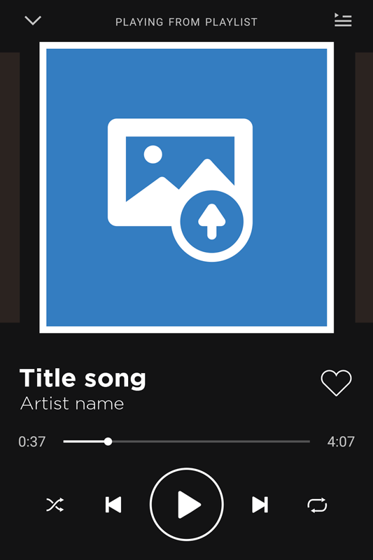 Poster dnevna soba s spotify canvas dizajnom - TenStickers