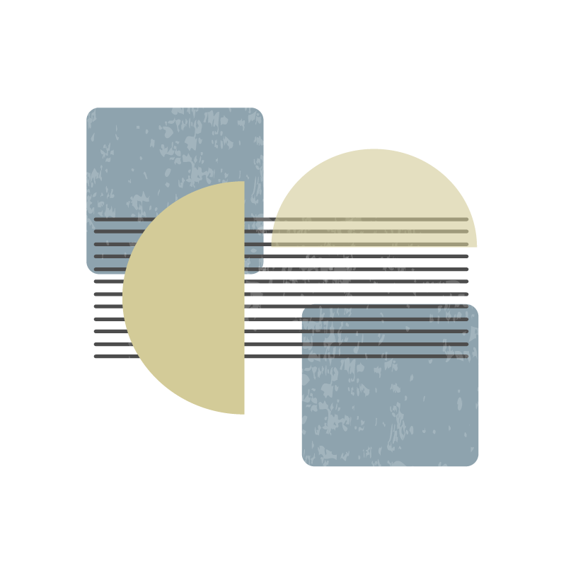 Poster dnevna soba suvremena umjetnost moderni dizajn - TenStickers