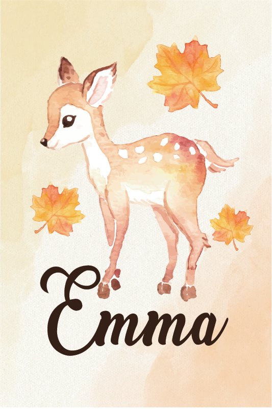 Plakati za dječju sobu srna - TenStickers