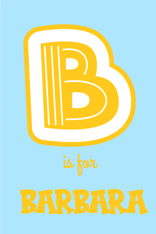 Poster tinejdžerska soba s personalizacijom abecede - TenStickers