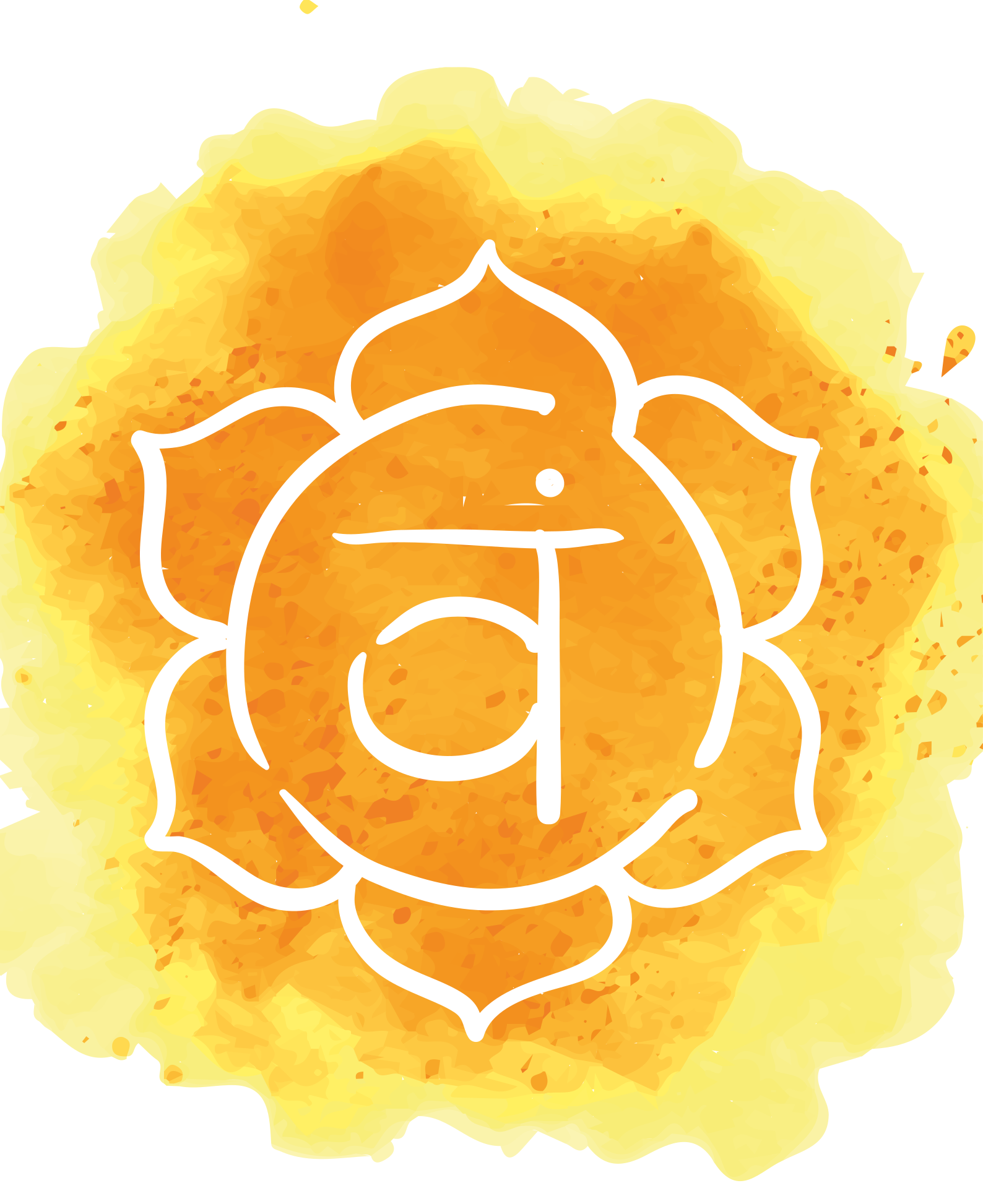Poster zen prekrasni simbol sakralne čakre - TenStickers