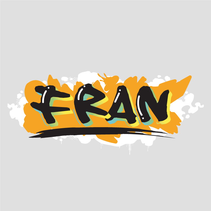Poster personalizirani u stilu podebljanih slova - TenStickers