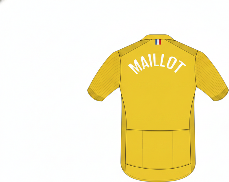 Poster krug Žuti "maillot" - TenStickers