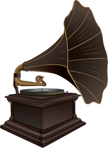 Poster glazba vinilni dekorativni gramofon stari - TenStickers