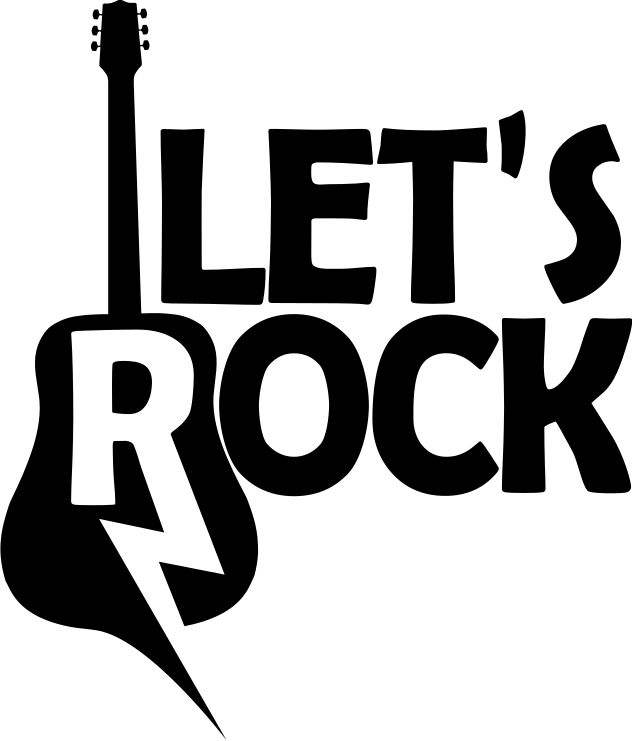 Poster glazba rock glazba gitara i tekst - TenStickers